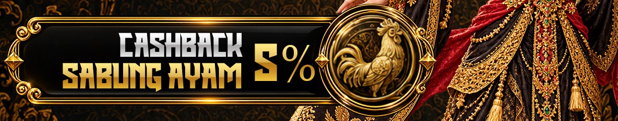 BONUS CASHBACK SABUNG 5%